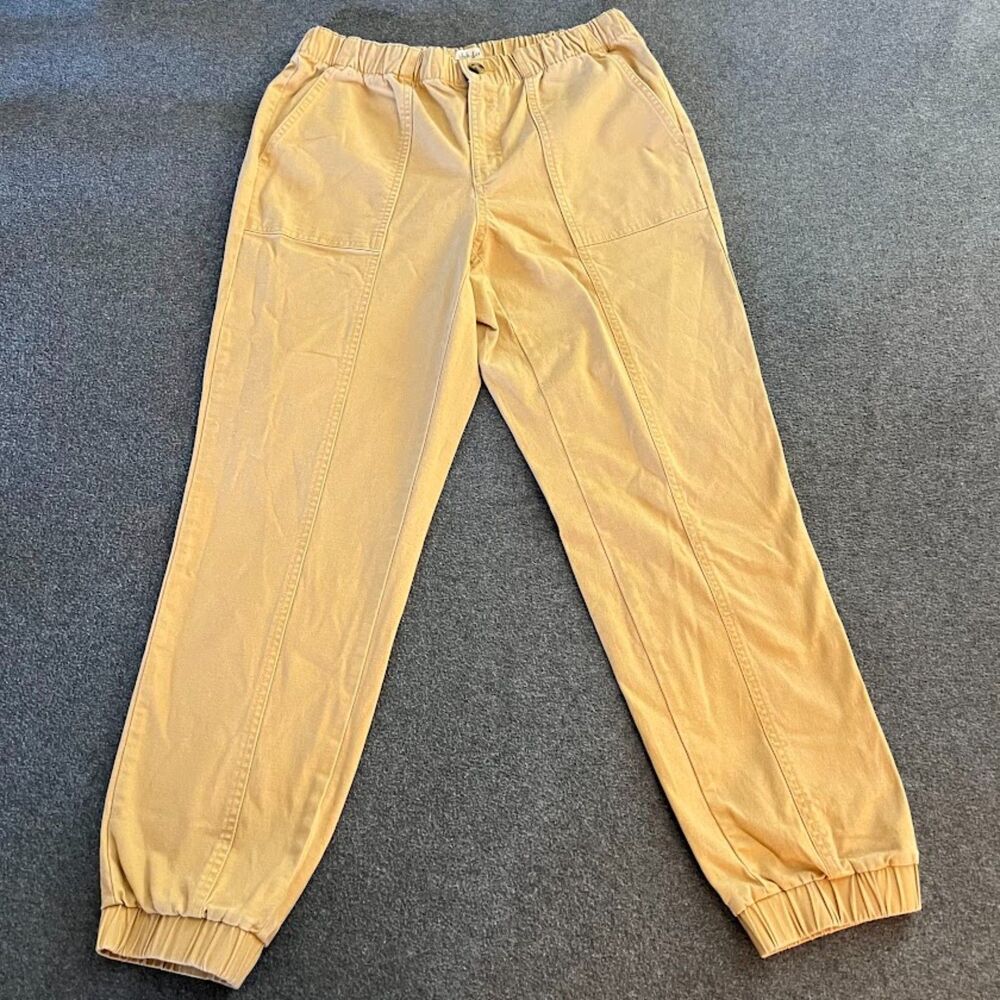 Style and Co Women's Cotton Joggers Tan, Size S